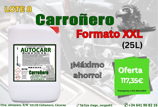 LOTE 8: Carroñero Misil 1 UD 25 L FORMATO XXL (talleres-profesional)
