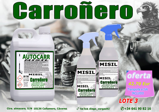 LOTE 3: Carroñero Misil 5 L (talleres) + Regalo